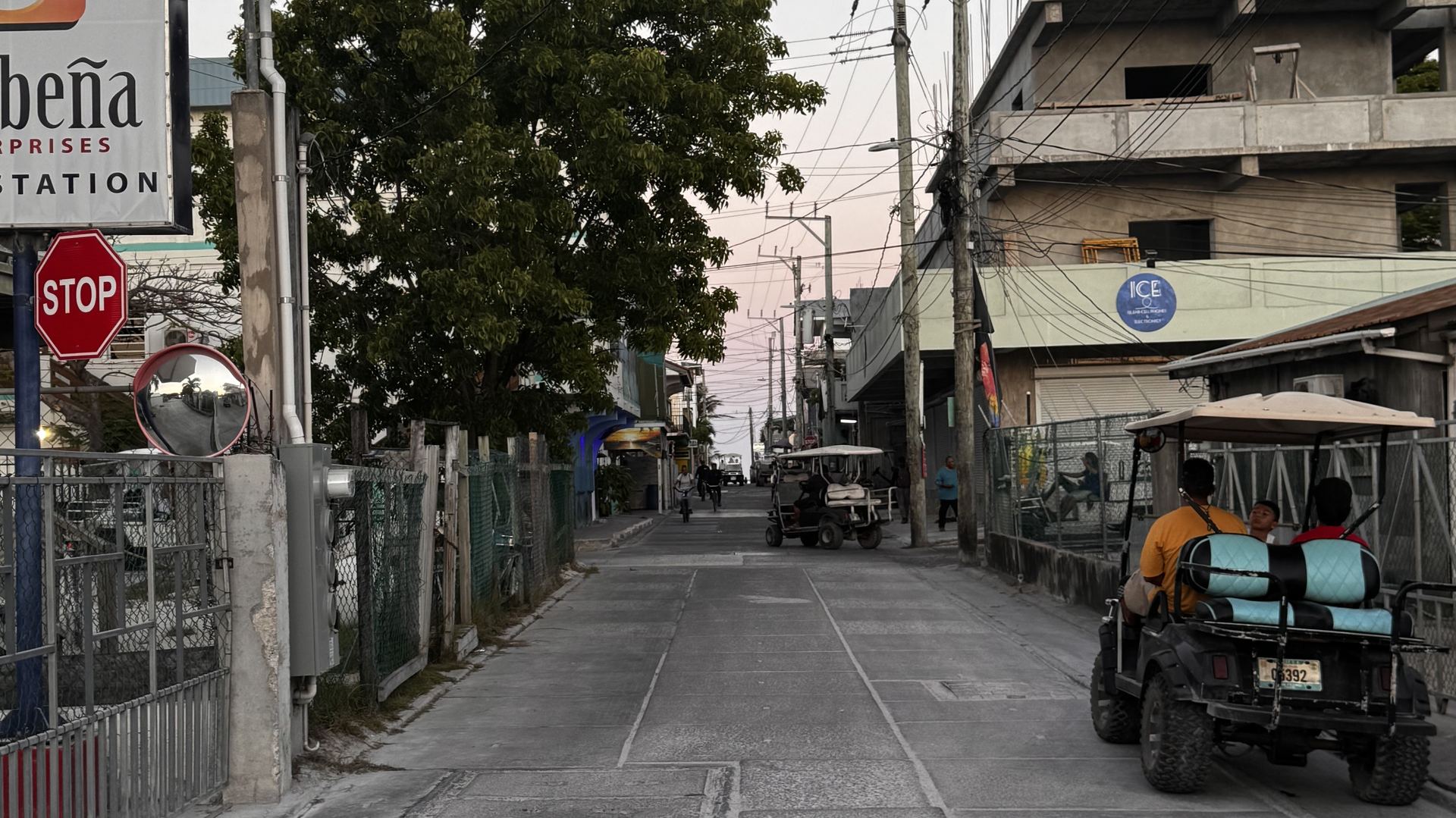 San Pedro street with murals